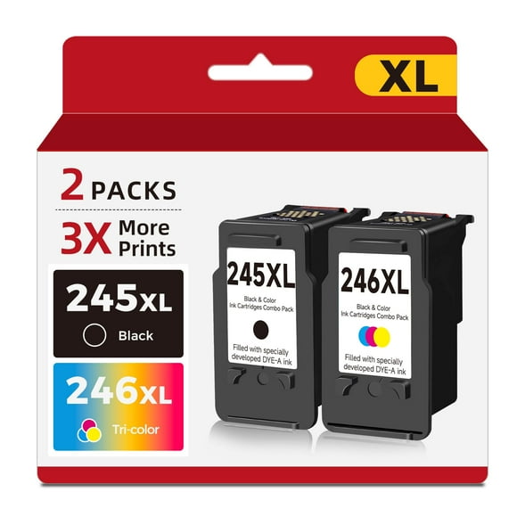 Cartuchos de tinta Oillike compatibles para Canon 245XL 246XL, paquete de 2