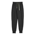 thumbnail image 4 of Lorytime Joggers for Men with Draw String Fleece Stretch Elastic Waist Sweatpants Full Length Pants Casual Outwear, 4 of 8