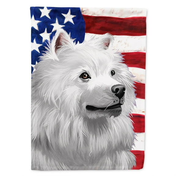 Carolines Treasures CK6398CHF Eskimo Dog American Canvas House Size Outdoor-Flags, Multicolor