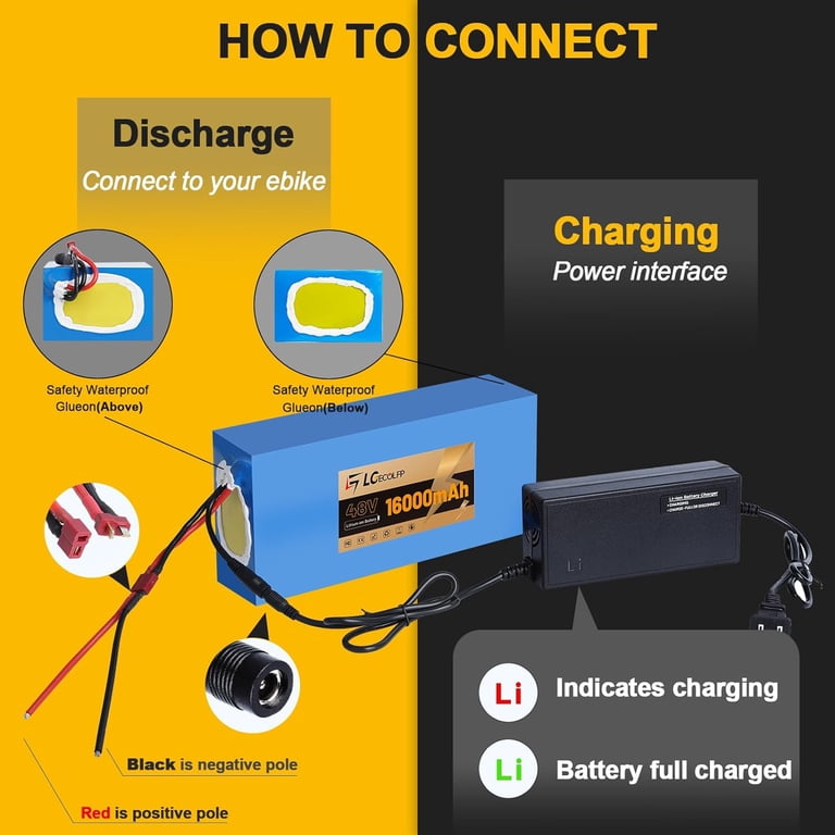 Paquete de batería de litio con BMS Bluetooth 48V 10.4ah para bicicleta Paquete de batería de litio con BMS Bluetooth 48V 10.4ah para bicicleta