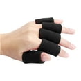 thumbnail image 1 of DPTALR 10 Pcs Protège-Doigts de Basketball Extensible Noir, 1 of 4