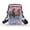 Horse Cherry Blossom Pattern, variant on HELLHERO Cat and Rose Pattern 2 Zippers Crossbody Sling Bags with Double Deck Polyester 4.33x1.97x7.09 for Adult