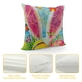 thumbnail image 4 of nygtbtfer Outdoor Throw Pillow Cover Colorful Egg Flower Waterproof Cushion Pack Ear Pillow Cases Home Decoration for Patio Garden Couch Sofa, 4 of 5