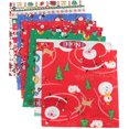 thumbnail image 1 of SHISUYAN Drap Carré en Coton pour Projets DIY 8 Pcs 9.82x9.82 Po, 1 of 9