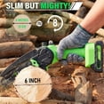 thumbnail image 2 of 6 Inch Mini   Cordless  , Hand Held  for /Trees Trimming, Sawzall for Household and Garden, Stocking Stuffers  for Men Dad Husband Gadget 2025, 2 of 6