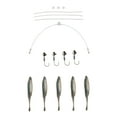 thumbnail image 3 of Berkley Triple Minnow Rig Kit, 4in, Electric Shad, 3 of 5