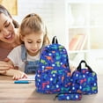 thumbnail image 6 of HHGBAD Three-Piece Backpack Set with Double Shoulder Bag and Pencil Case - Large Capacity, Adjustable Straps, Comfortable Design, Cute Patterns for Outdoor Use, 6 of 6