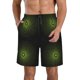 thumbnail image 1 of Balery Mandala With Marijuana Leaf Traje de Baño Estilo Hawaiano para Hombre, Shorts de Secado Rápido con Bolsillos-Large, 1 of 6