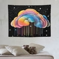 thumbnail image 4 of FUMJ  Clouds Rainbow Tapestry Wall Hanging Bohemia Decor Retro 70s Galaxy Space Tapestry Kawaii Room Decor Aesthetic Wall Tapestry For Teen Girls Bedroom Dorm, 4 of 7