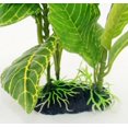 thumbnail image 3 of Pecera decorativa de plástico verde acuático artificial, planta de hoja de loto, hierba ondulada, 24cm ER, 3 of 5