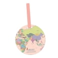 thumbnail image 2 of Etiqueta de de mapa, accesorios de viaje, etiqueta para mochila, etiqueta de , mujeres y hombres rosado Zulema Etiqueta del equipaje, 2 of 8