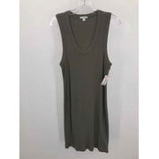 Pre-Owned James Perse Brown Size 2 Midi Sleeveless Dress