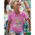 thumbnail image 3 of Paw Patrol Kindergarten T-Shirt - Cute Back to School Girls' Top - Fun Children's School Outfit Pink 5T, 3 of 5