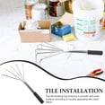 thumbnail image 3 of Raindrops Tile Installation Tools Rake Stainless Steel Silver 1Pack, 3 of 8