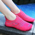 thumbnail image 6 of AUDeals Water Shoes for Women and Men Quick Dry Aqua Socks Wide Toe Slip On Barefoot Shoes for Beach Pool Hiking (Hot Pink, 7), 6 of 9