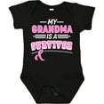 thumbnail image 3 of Inktastic My Grandma is a Survivor Breast Cancer Awareness Boys or Girls Baby Bodysuit, 3 of 5