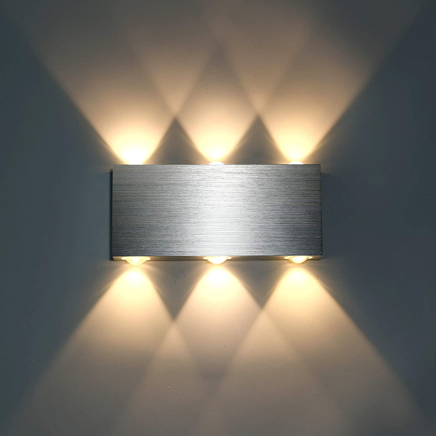 Modern LED Wall Lights Sconce Indoor Bedroom Home Up Down Light Lamp Warm White 
