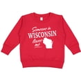 thumbnail image 2 of Inktastic Someone in Wisconsin Loves Me Toddler Sweatshirt, 2 of 4