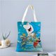 thumbnail image 2 of Jabberjaw Bolso de tela con estampado de lienzo para mujer, bolsa de compras reutilizable y estética, con cremallera interior, regalo para mujer, 35 × 40 cm., 2 of 6