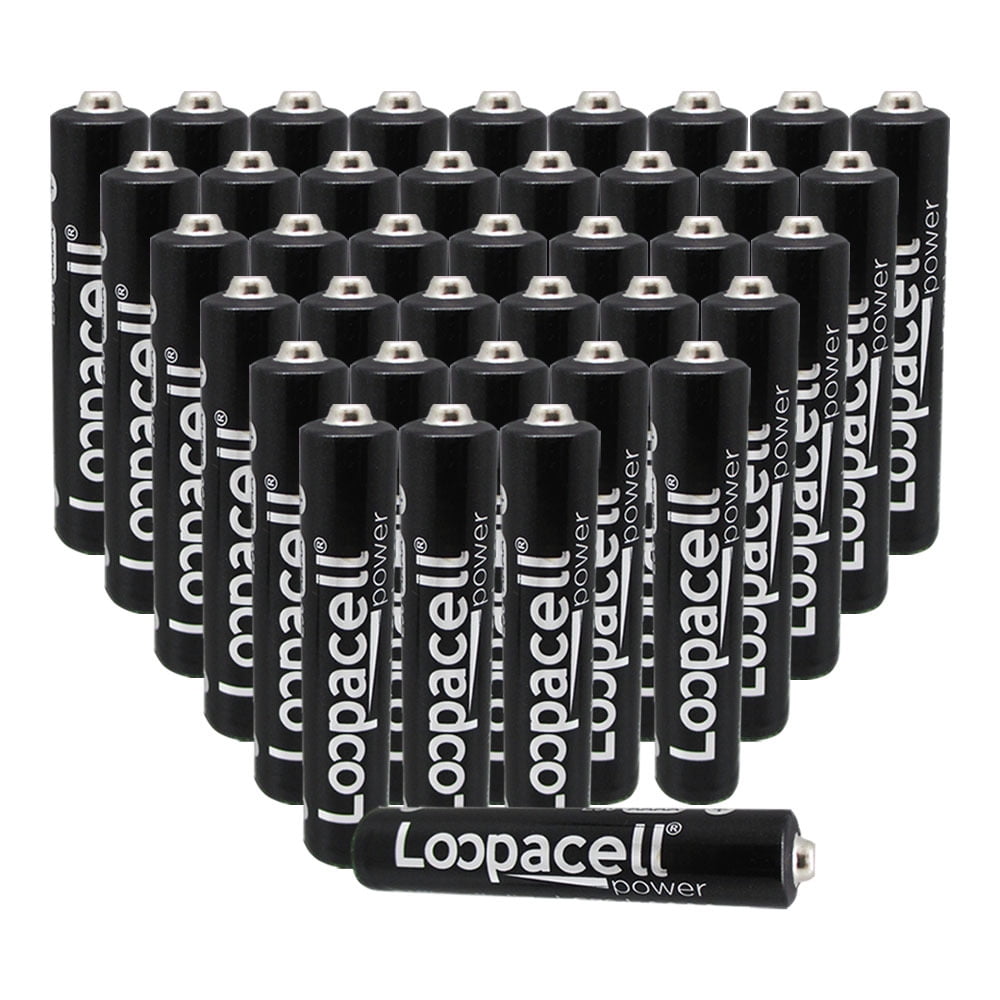 Loopacell Alkaline AAAA Digital Camera Batteries (40-Pack)