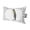 Charcoal, Gold, Silver, White, variant on 1 Pack Outdoor Waterproof Throw Pillows for Head,Animal Art Penguin on Burlap Cushion Cases with Insert&Straps Neck Pillows for Patio Recliner Chair,Farm Gray Buffalo Checker
