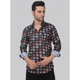thumbnail image 2 of Tropical Men's Printed Full Sleeve Casual Linen Shirt, 2 of 6
