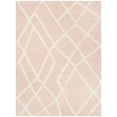 thumbnail image 2 of SAFAVIEH Kids Abstract Wool Area Rug, Pink/Ivory, 6' x 9', 2 of 6