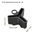 thumbnail image 2 of Uxcell Plastic Fishing Hook Bonnets Treble Hook Covers Fit for 4,5, Black 100 Pack, 2 of 6