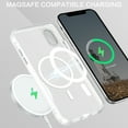 thumbnail image 5 of BENTOBEN iPhone X/ XS Case Compatible with Mag-safe 5.8" Wireless Charging Tpu Matte Full Body Shockproof Anti-Scratch Anti-Yellow Protective Cover for iPhone X / XS, Black, 5 of 7
