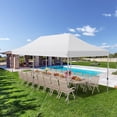 thumbnail image 2 of GVDV Pop Up Canopy, 10 x 20 ft Outdoor Canopy tent, Instant Slant Leg Shelter Gazebo for Outside, Tailgating, Camping & Events, White, 2 of 12