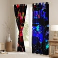 thumbnail image 3 of Castle Fairy Gradient Curtains Pack of 2 (42x84 Each),Ombre Gamer Curtains Blackout, 3 of 6