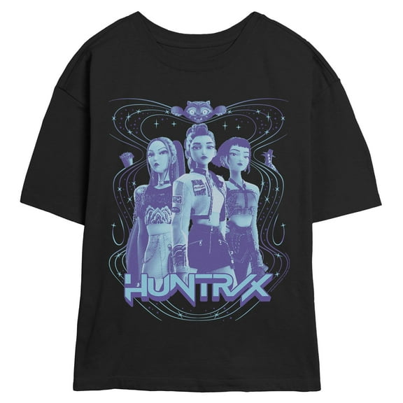 Juniors KPop Demon Hunters Huntrix Superstars Honmoon T Shirt