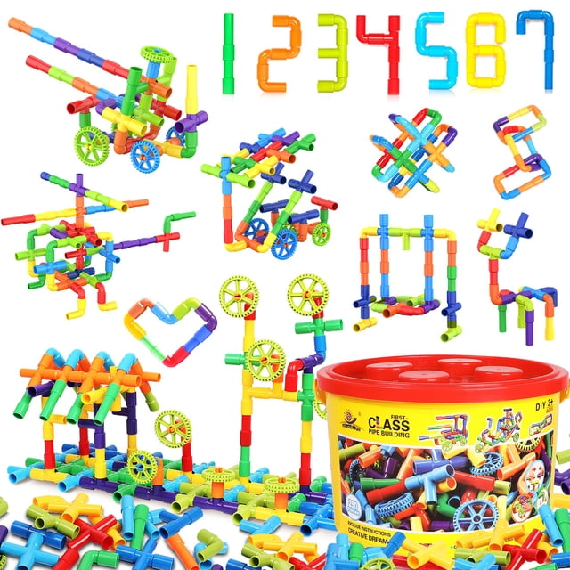 Ep Ejercicio N Play Niños Vástago Juguetes Educativos Cerraduras De Tubo Creativo Kit De Construcción Juegos De Construcción De Tuberías Juguetes De Aprendizaje Preescolar Regalo Presente Para Niños N