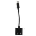 thumbnail image 2 of Adaptador de cables de carga para auriculares de audio tipo C 2 en 1 para Black Negro Baoblaze Adaptador de audio 2 en 1, 2 of 5