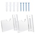 thumbnail image 1 of 1 Set Multi-function Hockey Stick Rack Wooden Sports Stick Support Wall Bracket, 1 of 6