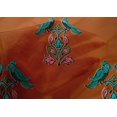 thumbnail image 4 of oneOone Cotton Silk Fabric Leaves|Bird & Floral Block Printed Craft Fabric BTY 42 Inch Wide, 4 of 4