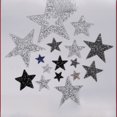 thumbnail image 1 of Pegatinas de tela con patrón de estrella de cinco puntas para perforaciones en caliente y dibujo en caliente, para zapatos, sombreros, equipaje, accesorios de ropa, parche de malla adhesiva, 1 of 5