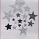 thumbnail image 1 of Pegatinas de tela con patrón de estrella de cinco puntas para perforaciones en caliente y dibujo en caliente, para zapatos, sombreros, equipaje, accesorios de ropa, parche de malla adhesiva, 1 of 5