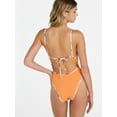 thumbnail image 3 of No Boundaries Kona Crush Binded One-Piece Swimsuit, Women's XXS-XXL, 3 of 5