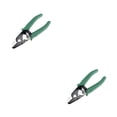 thumbnail image 2 of Methold Pelacables de fibra Mango antideslizante Abrazadera Alicates pelacables Acero Profesional Portátil de bolsillo Herramienta de mano de Verde 2piezas, 2 of 6