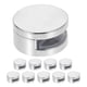 thumbnail image 2 of 10pcs Heavy Duty Mirror Clips for Wall Glass Hanging Brackets Silver Zinc Alloy, 2 of 5