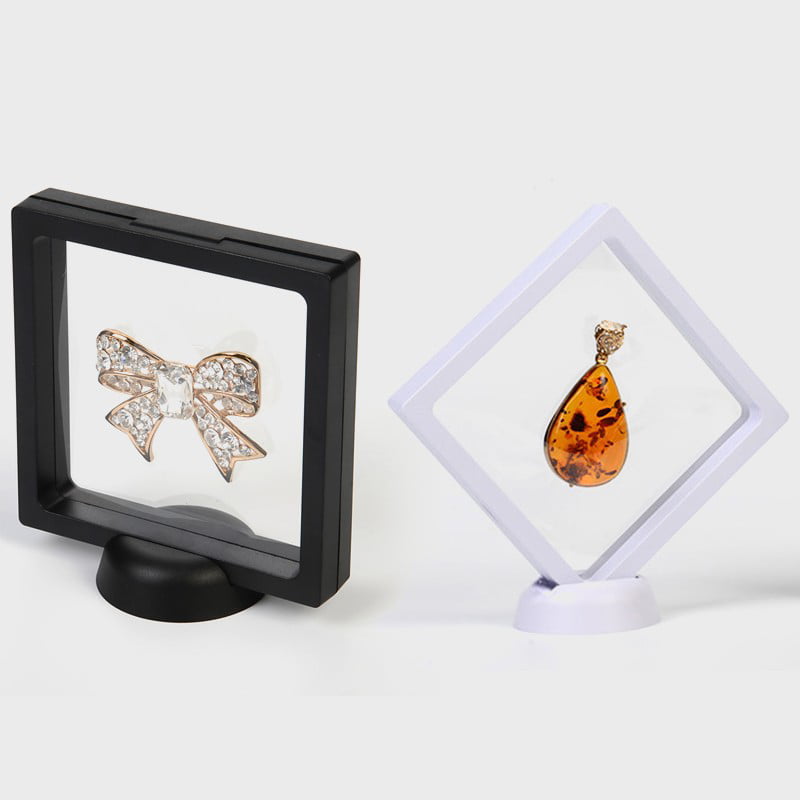shadow box jewellery display picture frame 3D floating frame Box 5x5x2 cm. 