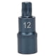thumbnail image 5 of Adaptador de punta de 1/2" con puerto de accionamiento de 12 puntas y llave rápida de acero de aleación para destornillador M12, 5 of 12