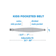 thumbnail image 6 of BANDI Kids Pocket Belt for medical, sports, play, comfortable adjustable fit, made In USA  (Cosmic), 6 of 6
