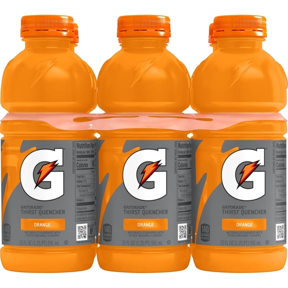 Gatorade Thirst Quencher Orange 20 fl oz 6 Count Bottles