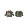 thumbnail image 2 of Cjfdfy TNewborn Baby Boy Girl Christmas Sweater My 1St Christmas Embroidery Long Sleeve Knitted Pullover With Colorful Fur Balls Cute Christmas Party Holiday Sweater Outfit 0-1Y, 2 of 9