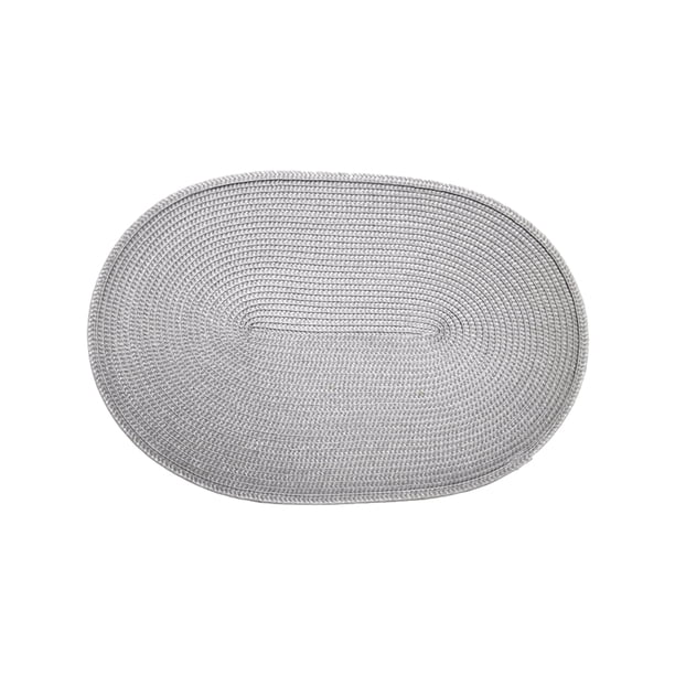 Juego de manteles individuales impermeables Advancent para comedor y decoración gris claro