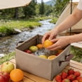 thumbnail image 4 of Ohmyroo 4 Gallon Portable Folding Bucket Lightweight Waterproof Water Container for Camping, 4 of 6