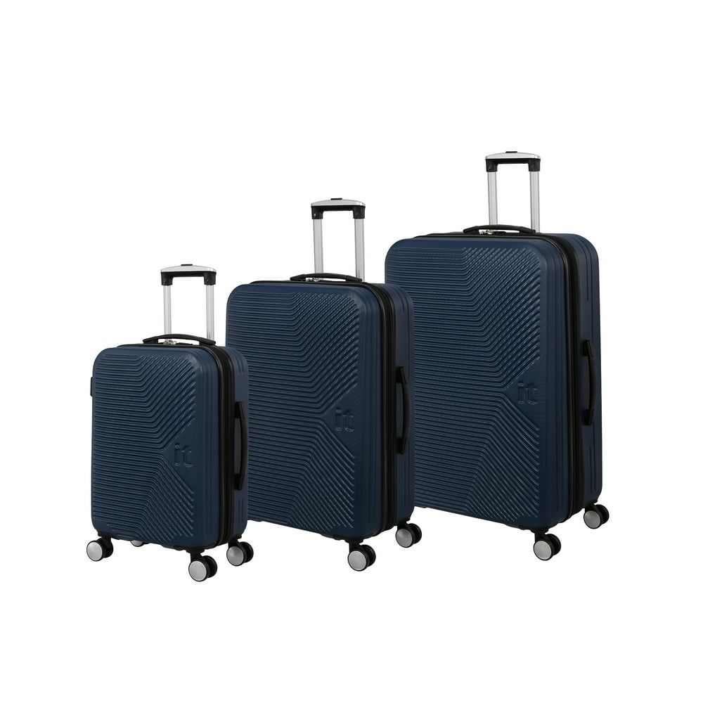 it luggage it luggage Aligned Hardside Luggage 3 Piece Set Walmart