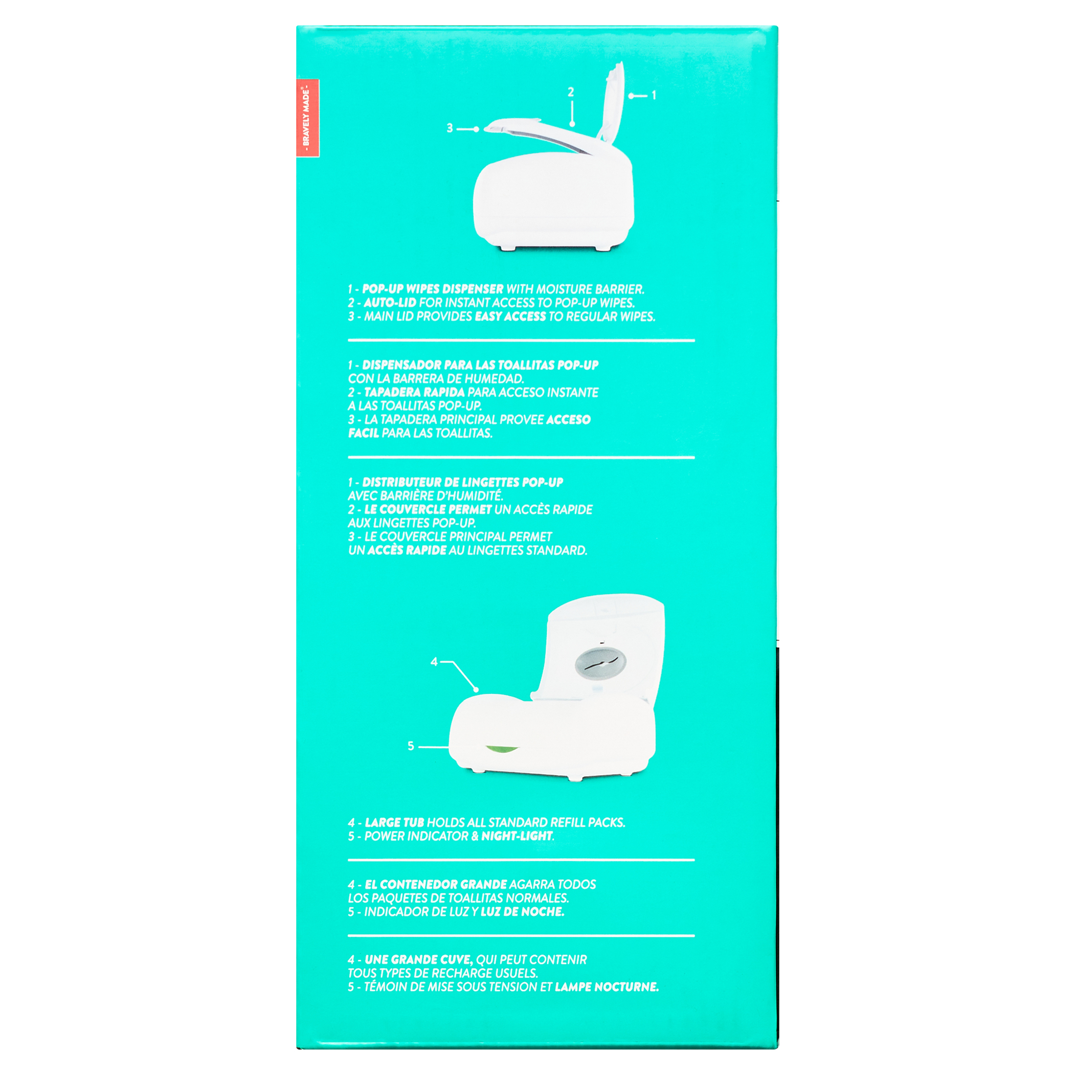 Prince Lionheart Ultimate Baby Wipe Warmer, White - image 6 of 9